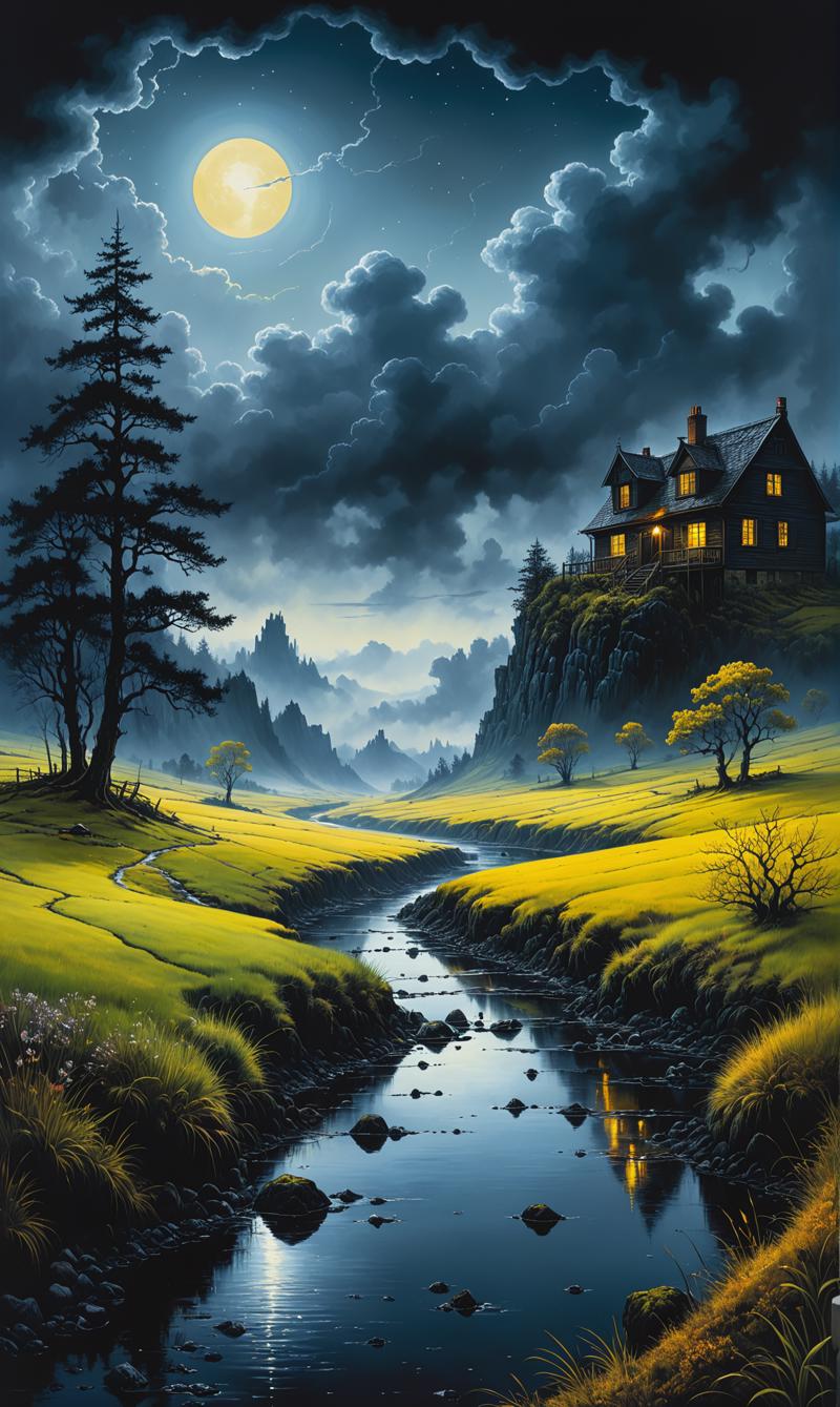 00846-3661647398-A surreal and dreamlike landscape with intricate and detailed ink and oil painting elements, infused with a dark and moody atmos.png